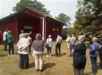 Samling vid sockenmagasinet