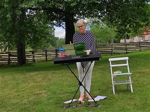 Organist Gunnel Ekblom